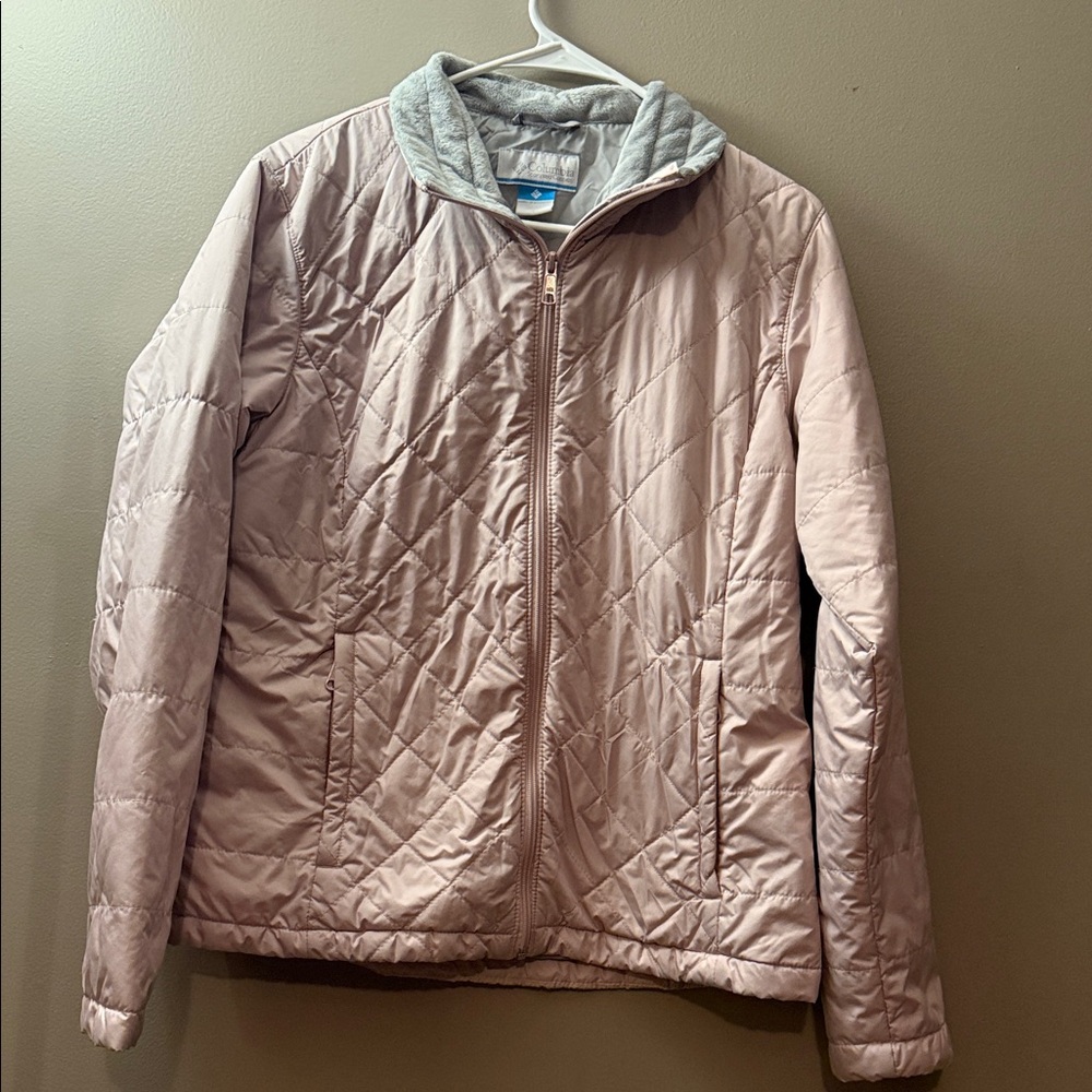 Columbia Women's Light Pink Quilted Puffer Jacket